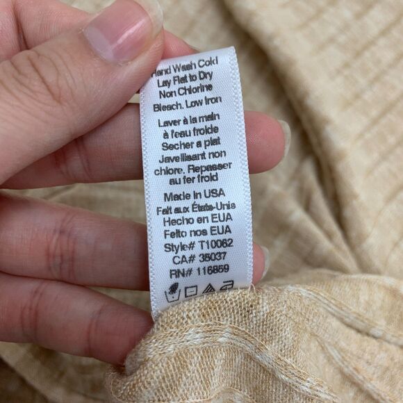 Deletta Sweater Dress Womens S Small Ribbed Deep V Neck High Low Split Hem - Picture 12 of 14